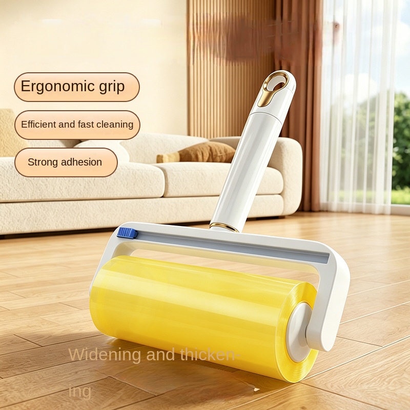 Roller Lint Remover with Reversible Adhesive Tape, Wide Pet Hair Remover Roller, Hair Removal Tool — image 5