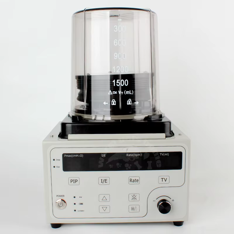 Veterinary Anesthesia Ventilator Machine High Flow Oxygen Therapy Equipment Vet Fan for Animal Hospital Clinic — image 4