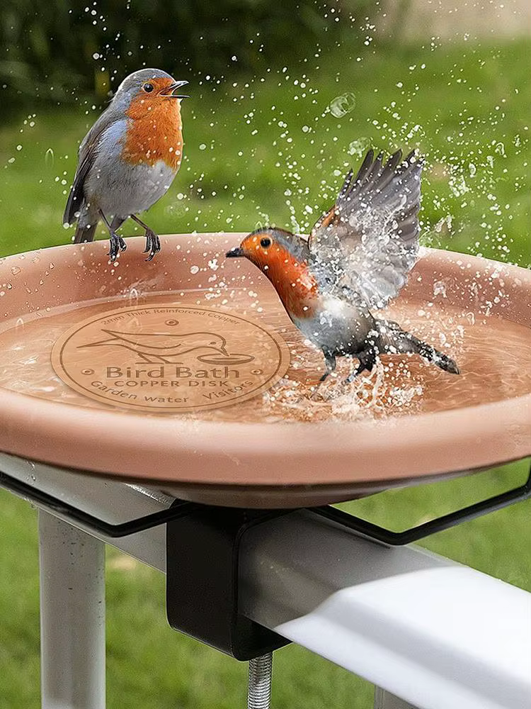Disco de Purificación para Pajareras - Placas Metálicas de Limpieza con Iones de Cobre para Accesorios de Comida y Agua — imagen 5