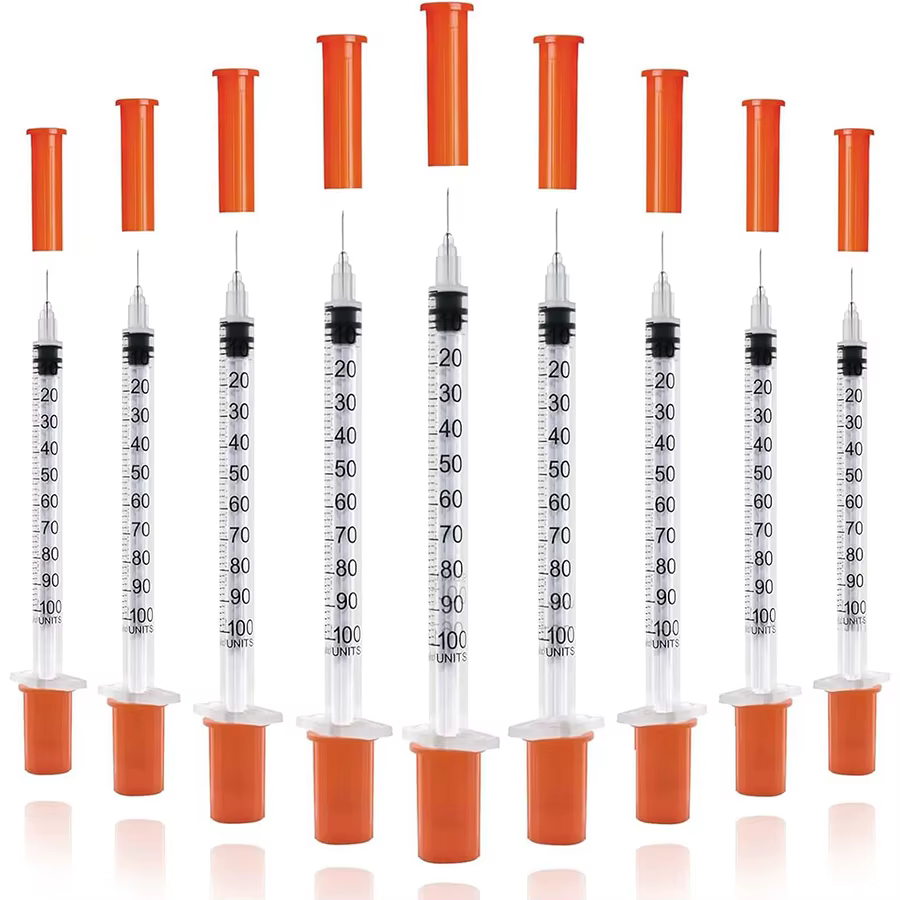 Siringas plásticas de 1 ml (100/20 unidades), adecuadas para uso veterinario y dispensación de adhesivos industriales — imagen 3