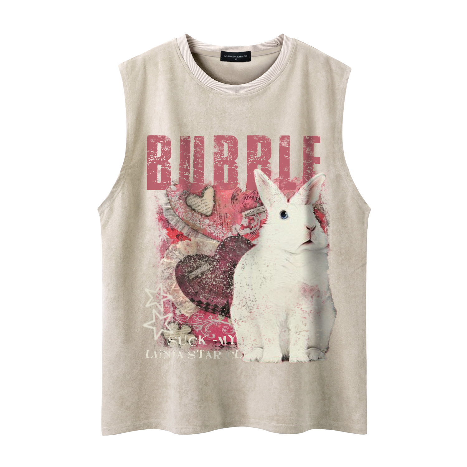 Sweetheart Rabbit Printed Sleeveless Tank Top — image 9