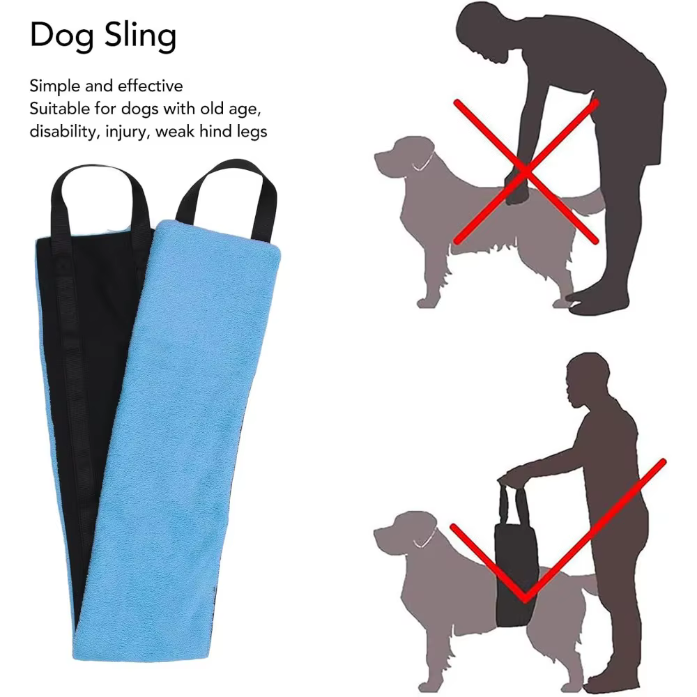 Dog Lifting Harness, Dog Support Harness with Adjustable Strap, for Hip Rehabilitation and Assisted Mobility Walking Pet — image 6
