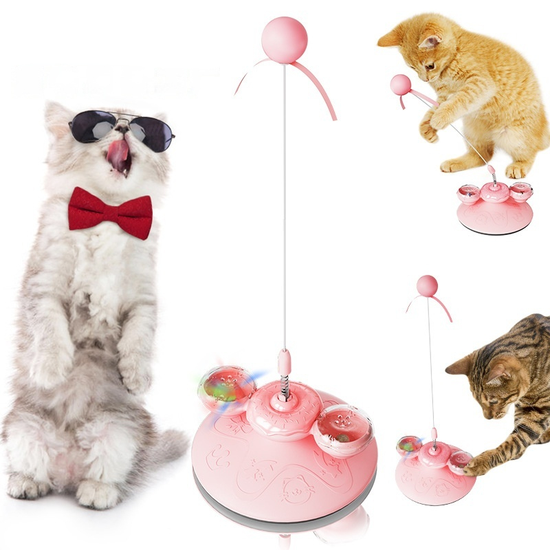 Juguetes de Estimulación para Gatos - Teaser con Donut para Reducir Aburrimiento — imagen 3