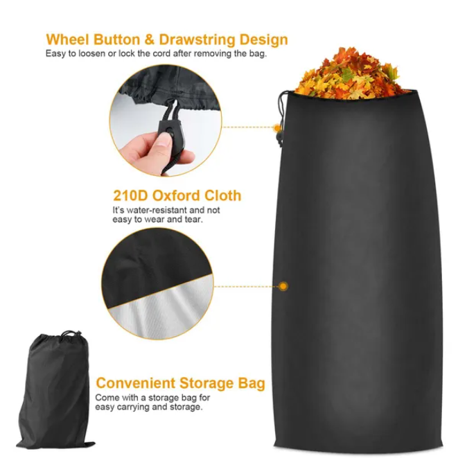 Lawn Tractor Leaf Bag 54 Cubic Feet Standard Garden Waste Bag With 112in Opening — image 4
