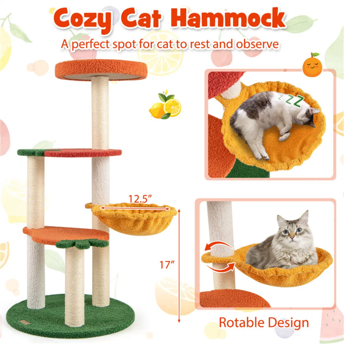 Cat Tree Pet Activity Center Cat Apartment — image 3