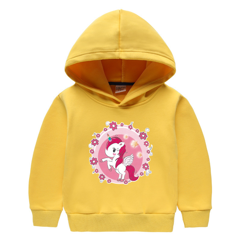 Unicorn hooded sweatshirt for autumn and winter — image 2
