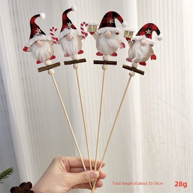 Accesorios de Tarjeta Navideña con Reinas de la Noche y Flores en Maceta - 2 Paquetes DIY — imagen 9