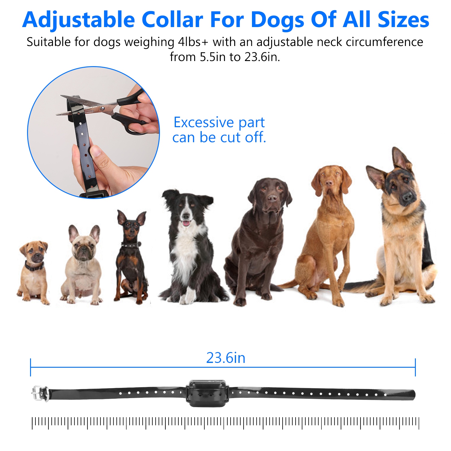 1 Juego de Cerca Eléctrica Inalámbrica para Perros Sistema de Contención Perimetral con Descarga, Collar de Entrenamiento Eléctrico para Perros Pequeños, Medianos y Grandes — imagen 11