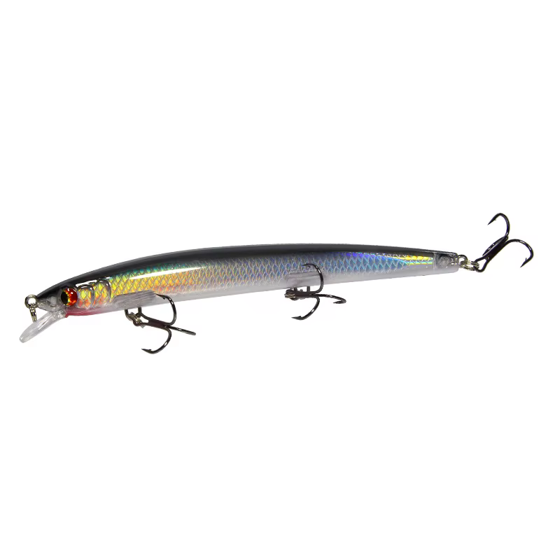 Lure de Minnow Long Shot 135mm/15,4g - Pescadores Voladores Clásicos de Plástico Duro para Cárpido y Pez Espinosa — imagen 6
