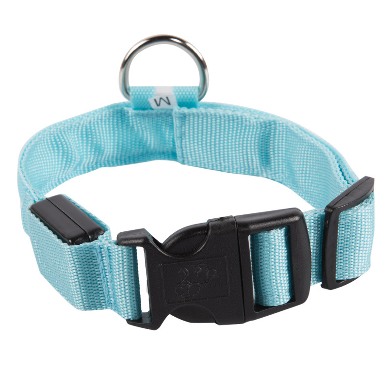 New Pet Led Cat Collar Waterproof Usb Rechargeable Nylon Flashing Light Up Led Dog Collar — image 16