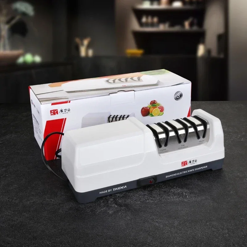 TAIDEA Electric Diamond Knife Sharpener New Upgrade Sharpening System Have Polishing Grit 360/600/1000# Professional Sharpeners — image 1