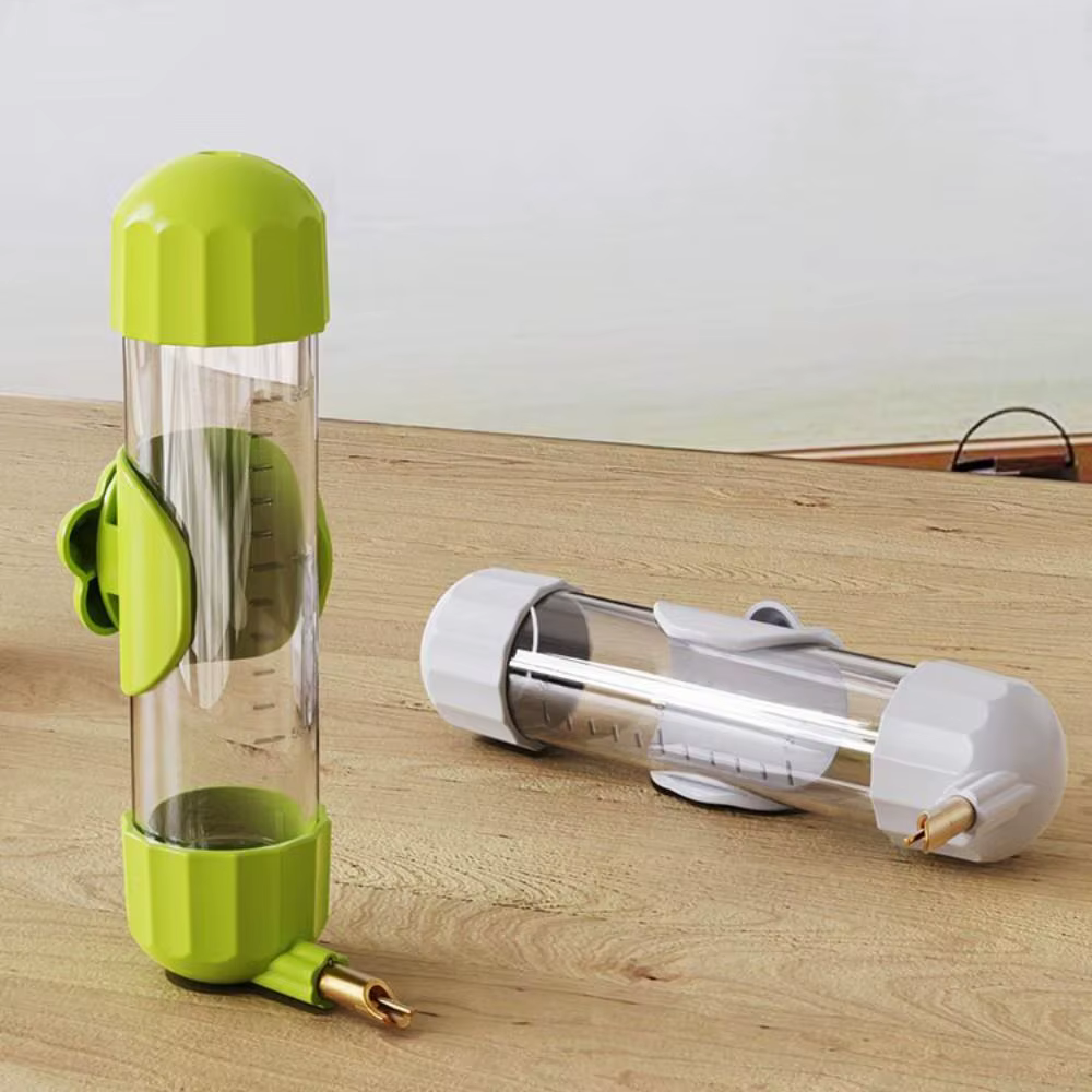 Bebedero Automático para Aves de 200ml, Sin Goteo, Desmontable, Dispensador de Agua para Aves de Montaje en Pared, a Prueba de Fugas, Fuente de Agua para Loros — imagen 4