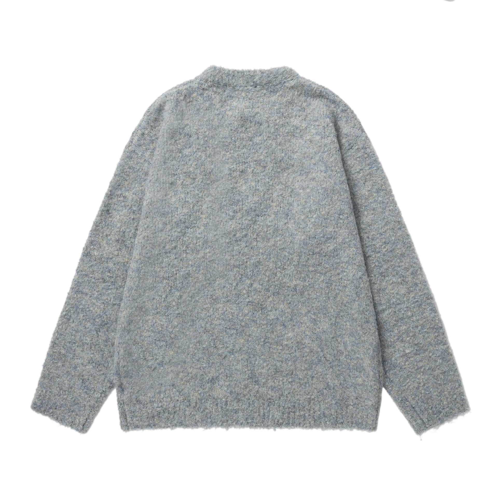 Plush cat jacquard sweater — image 3