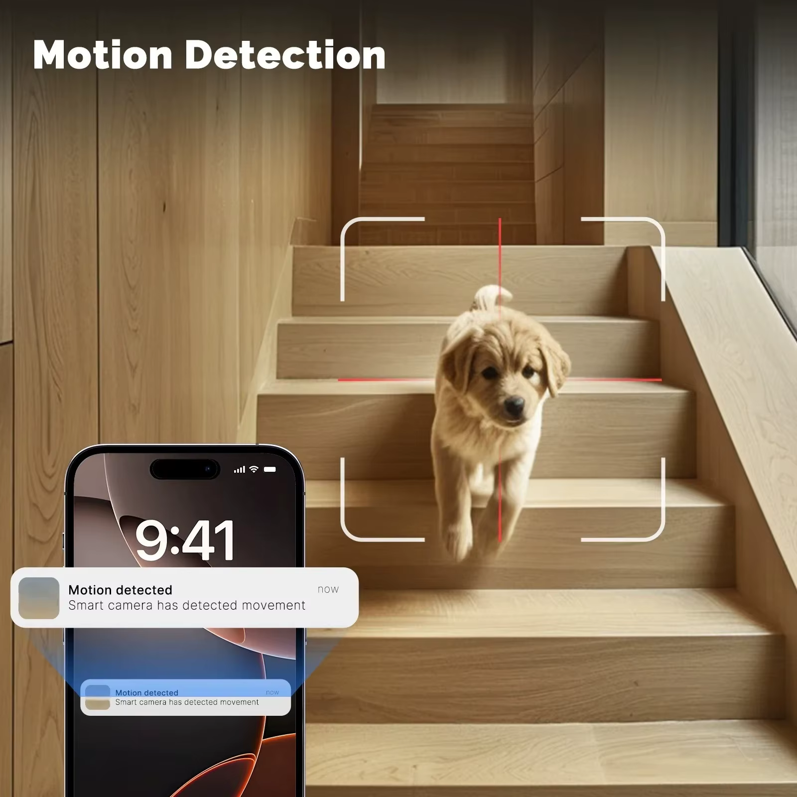 WiFi Indoor Smart Camera 8MP 2 Screen 2 Lens Color Night Vision Cameras Motion Detection Baby Monitor Two-Way Audio Pet CCTV Cam — image 3