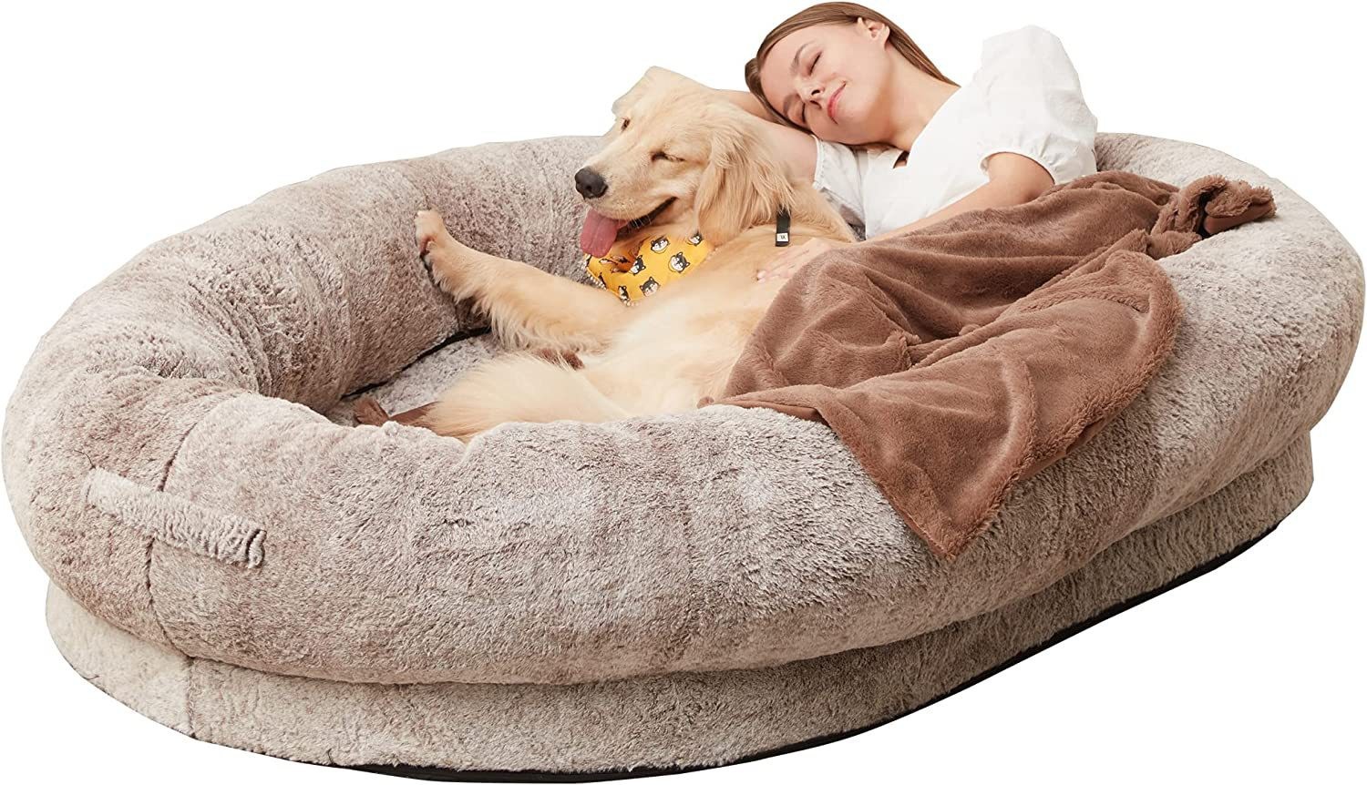 Dog Bed for Humans Portable Pet Bed Giant Dog Bed Human Bed Cat Bed Dog Bed — image 1