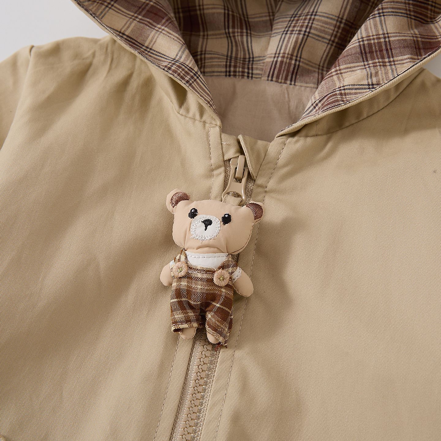 Cómodo Romper con Capucha de Dibujos Animados para Bebés, Patrón de Oso con Mangas Largas — imagen 6