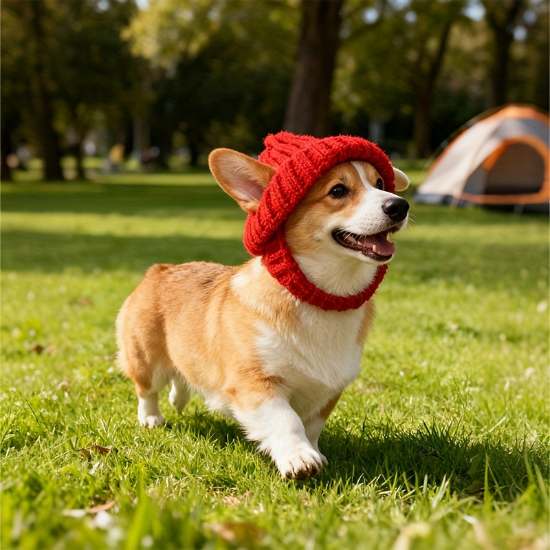 Gorro de Punto Cálido y Resistente al Viento para Perros, Diseño de Halloween, Otoño e Invierno — imagen 4