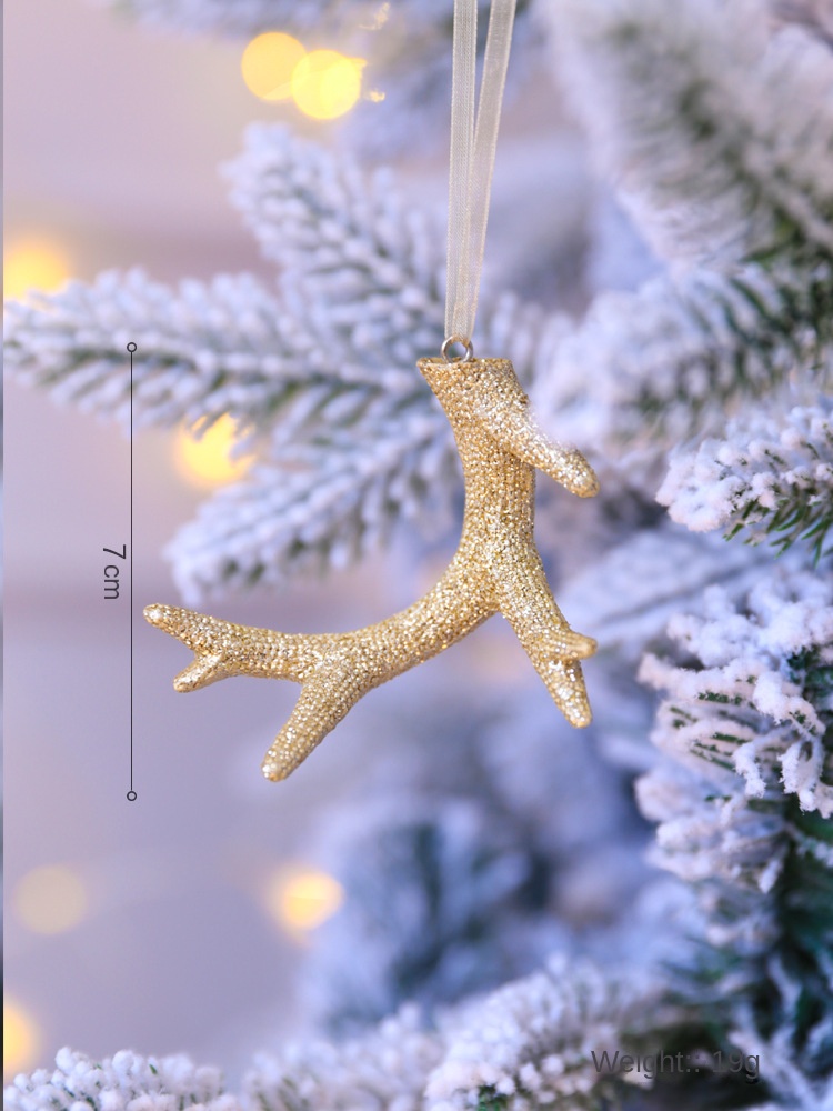 Christmas Decoration Scene Arrangement Tree Reindeer Festival Atmosphere Decoration Props Hanging Ornaments DIY Materials Accessories — image 7