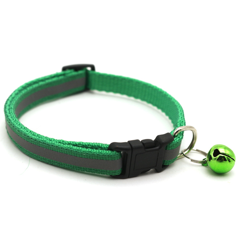 JK Pet Reflective Patch Collar Reflective Cat Dog Collar Bell Collar Pet Luminous Collar — image 10