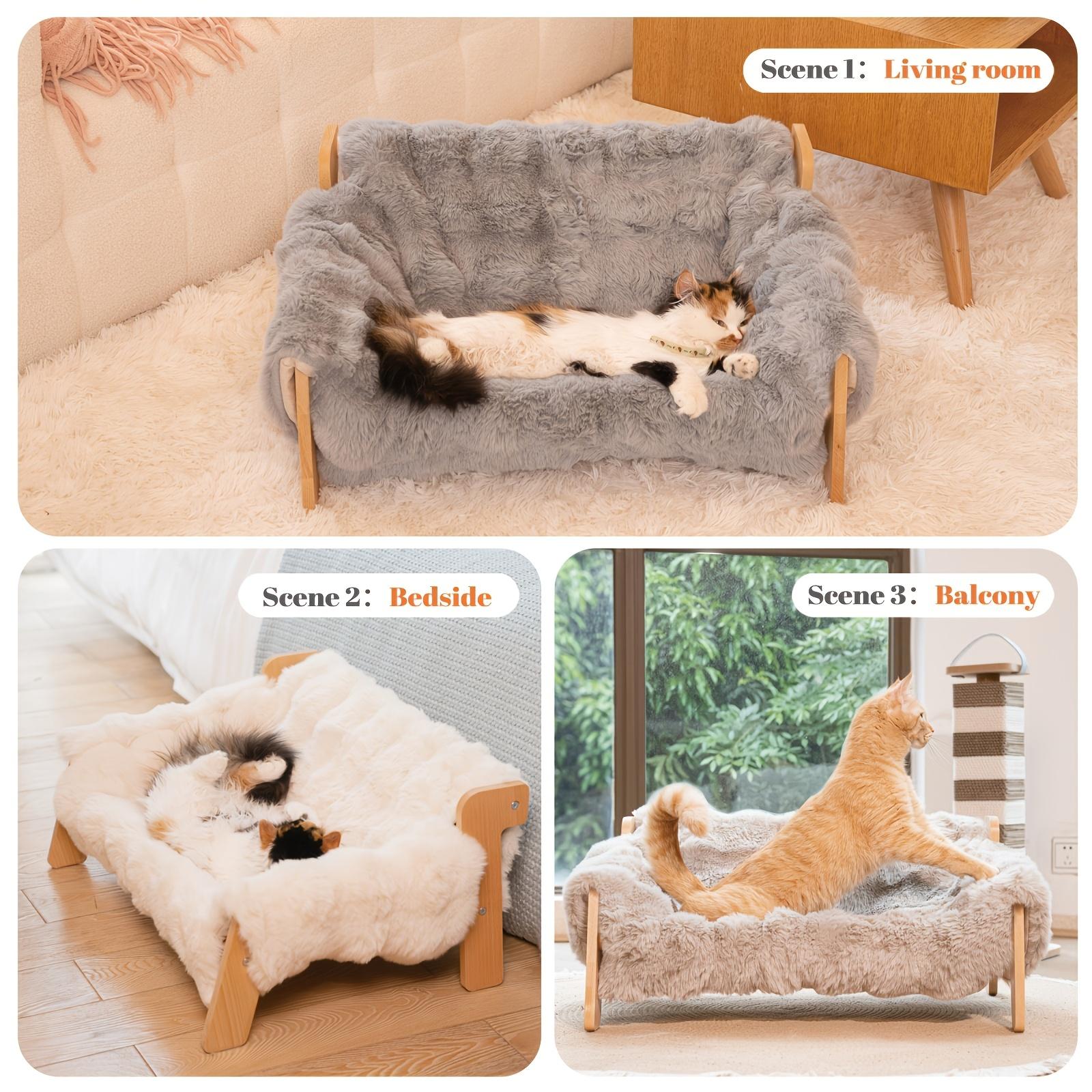 Cat Sofa Bed, Soft Plush Pet Sofa With Removable And Washable Cover, Non-slip Edge, Suitable For Indoor Cats And Small Dogs — image 15