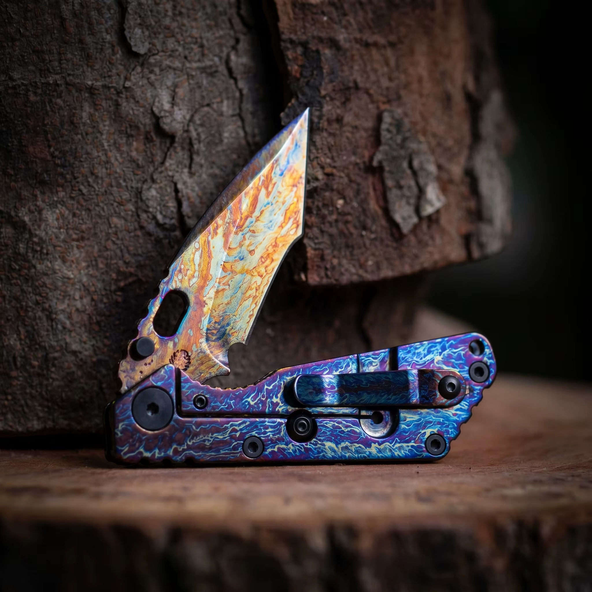 Strider Tank M390 Heat-Treated Folding Knife 61-62HRC High Hardness Outdoor Camping Survival Tool EDC Pocket Knife for Hikin — image 5