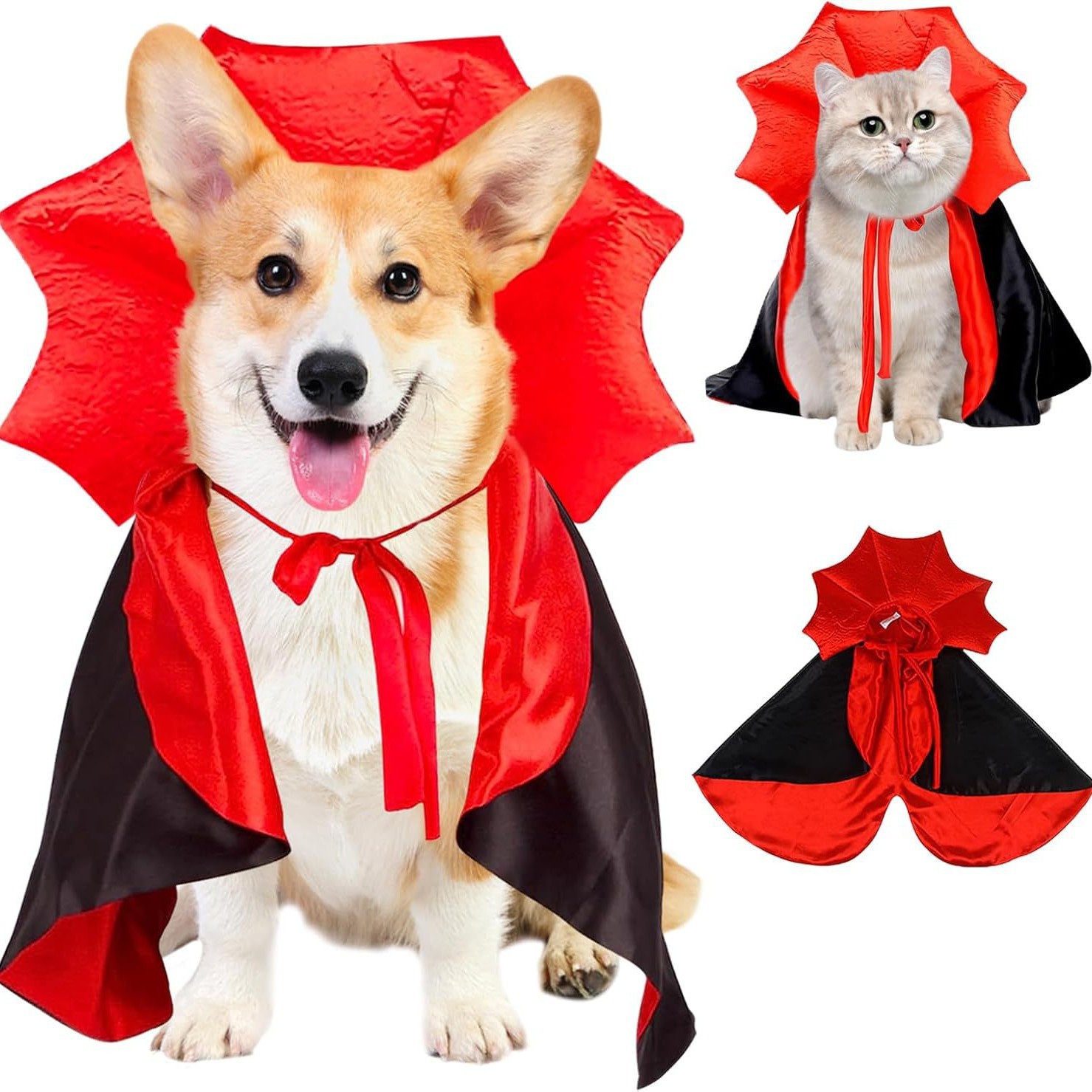 Disfraz de murciélago divertido para gatos, perros y mascotas para Halloween — imagen 2