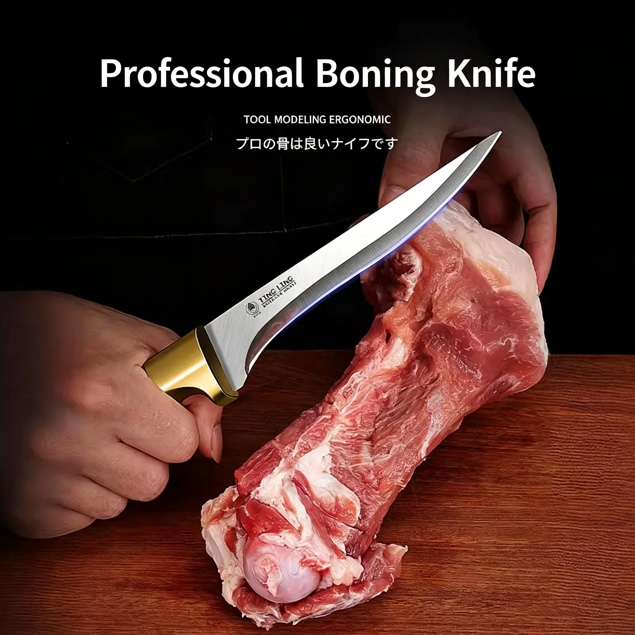 Professional high-hardness cutting knife, kitchen cooking knives, special bone removal knives, kitchen fruit knife, and peeler — image 2