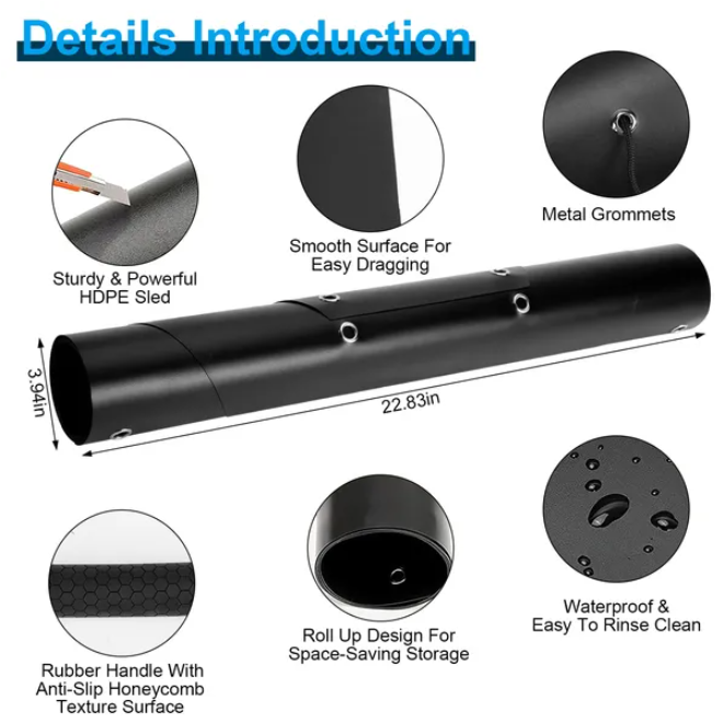Deer Cart Game Trailer Snow Sled Mat Hunting Equipment — image 3