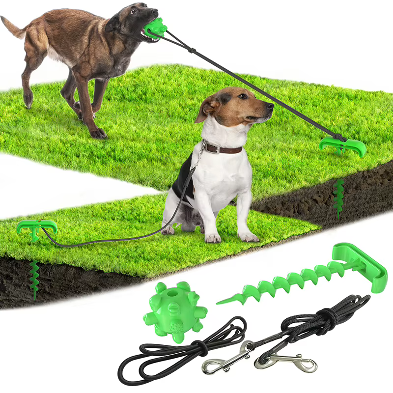 Outdoor tying dog pegs and pegs tying dog leash dog toy New pet products pet toys — image 1