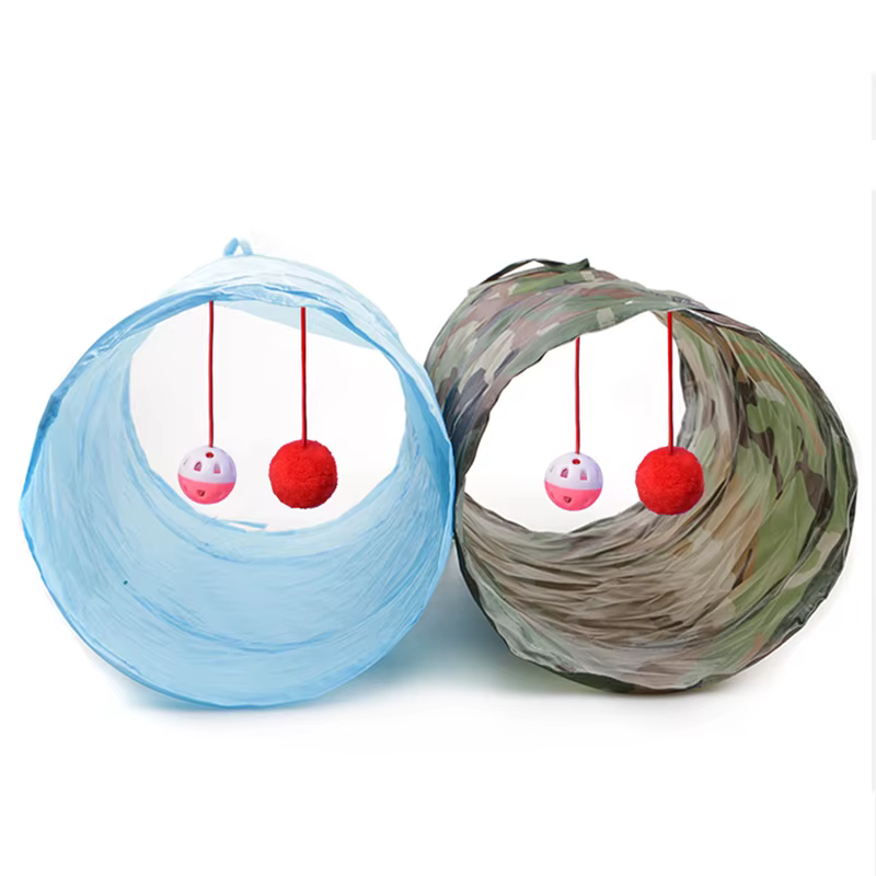 Túnel para gatos 5/4/3 agujeros, juguetes divertidos para gatos, juguetes plegables, interactivos, con conejo, juegos de animales, juguete para gatos, productos para mascotas — imagen 6
