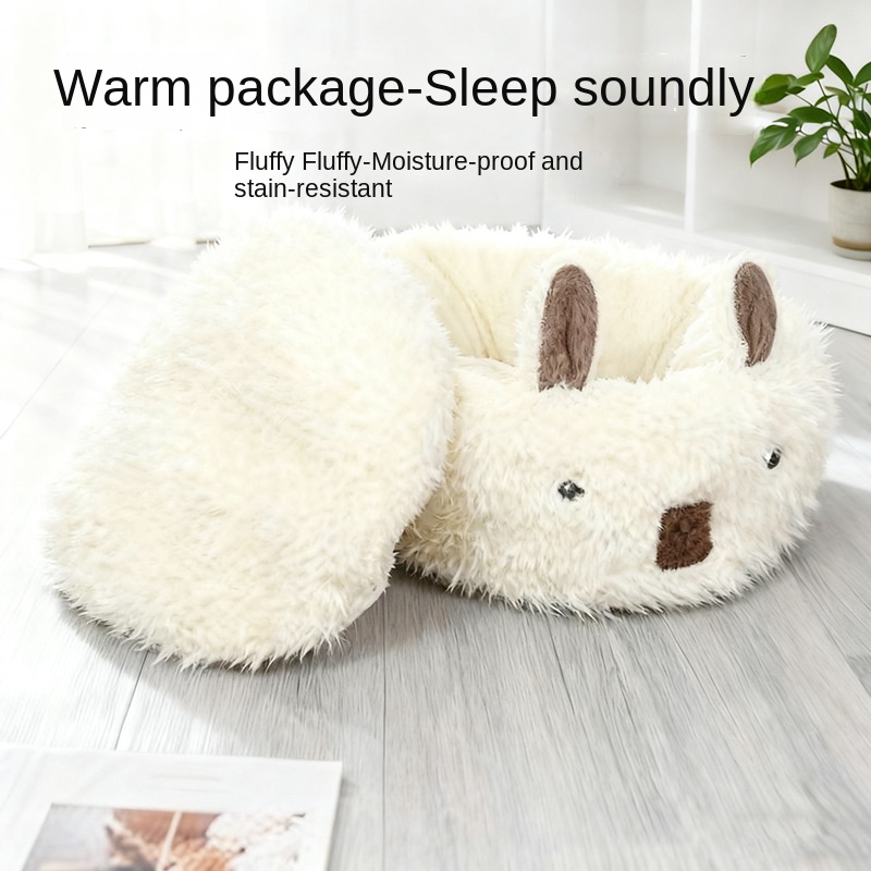 Cama de Perro para Invierno - Cuna Semi-Cerrada para Mascotas — imagen 3
