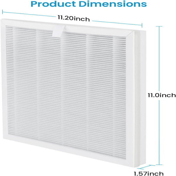 2 Piezas de Filtro de Repuesto VEWIOR H13 True HEPA Para Purificador de Aire ClearAir-A6, Humo, Caspa de Mascota, Compatible Con el Modelo A6 Prohibido en Amazon — imagen 2