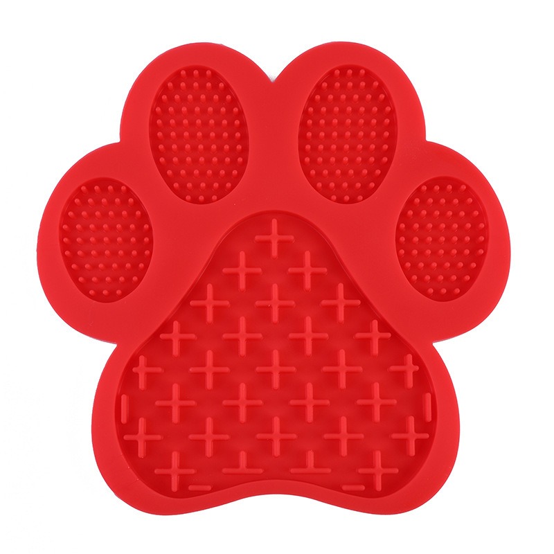 Plato de Lamer para Perros con Cepillo de Silicona Plato Lento para Mascotas Protección contra Pérdidas de Alimento Plato de Bautismo para Perros Distracción y Entrenamiento con Succion — imagen 3