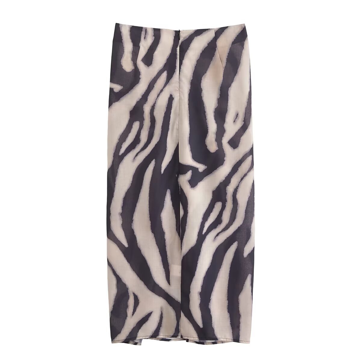 High waist slimming animal pattern slim fit skirt for women — image 1