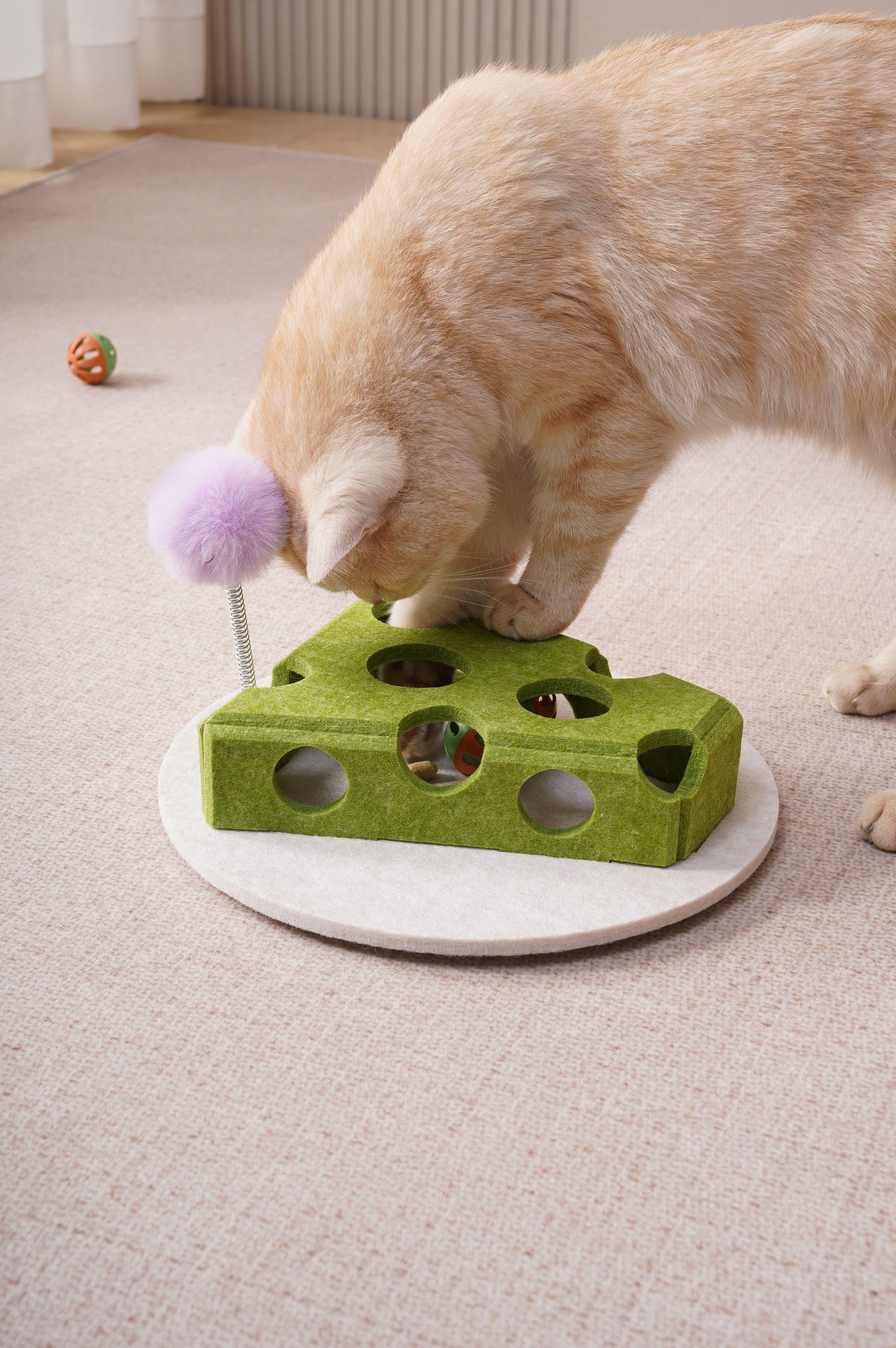 Juguetes de Rompecabezas para Gatos con Bolas y Látigo Elástico: Enriquecimiento Completo para Gatos Domésticos — imagen 6