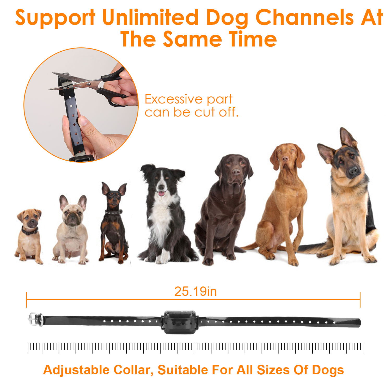 1 Juego de Cerca Eléctrica Inalámbrica para Perros de 328FT con Monitor de Ubicación GPS, Collar Receptor Recargable, Sistema de Cerca con Sonido y Vibración para Perros Pequeños, Medianos y Grandes — imagen 5