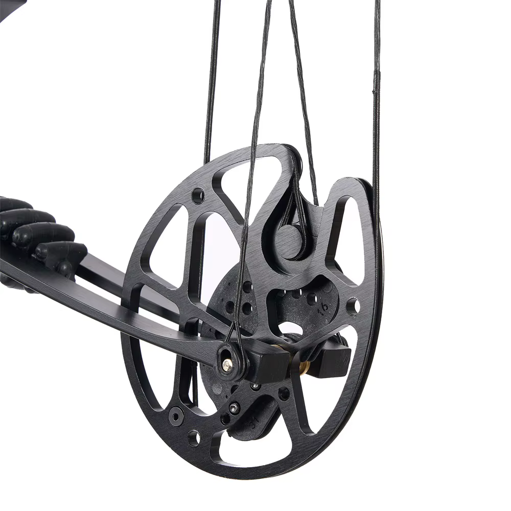 Arco Compuesto 30-60lbs de 37 Pulgadas Ajustable para Caza, con Mira y Estabilizador de Cepillo para Tiro con Arco al Aire Libre — imagen 3