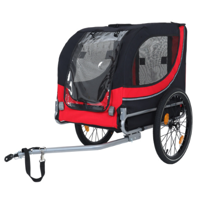 Large Folding Bike Trailer For Dogs 120LB Capacity All-Terrain Pet Carrier, Durable Steel Frame For Cycling, Jogging, Camping Outdoor Adventures — imagen 13
