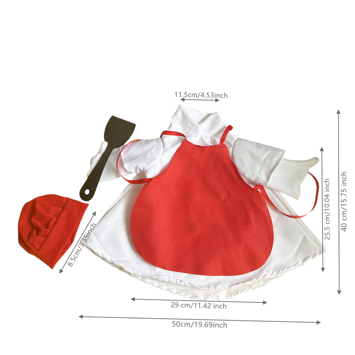 PorchGoose Costume Chef Apron Chef Outfit Outdoor Goose Decoration Costume Props — image 6