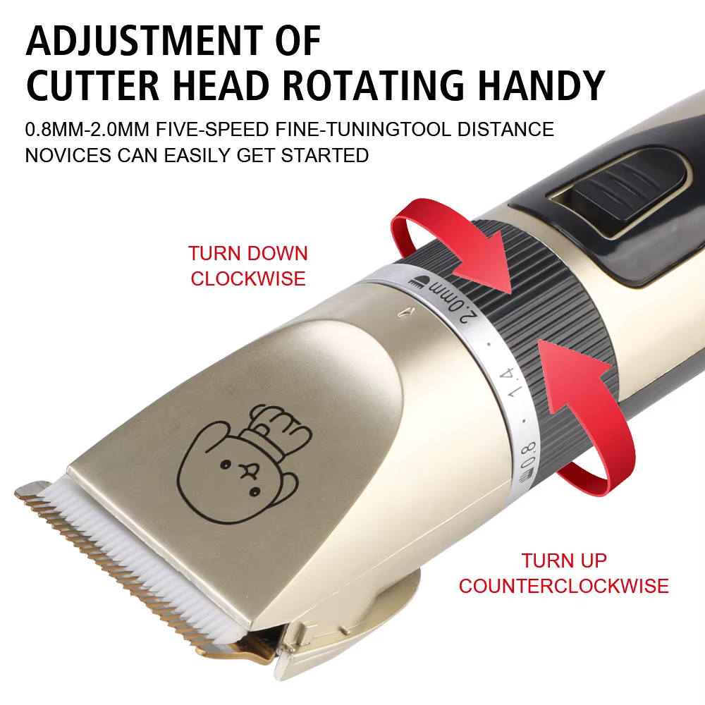 Pet Supplies Pet Hair Clipper Electric Scissors Haircut Trimmer Shaver Set For Rabbit Dog Cat Puppy Grooming Clipper Cutter — image 2