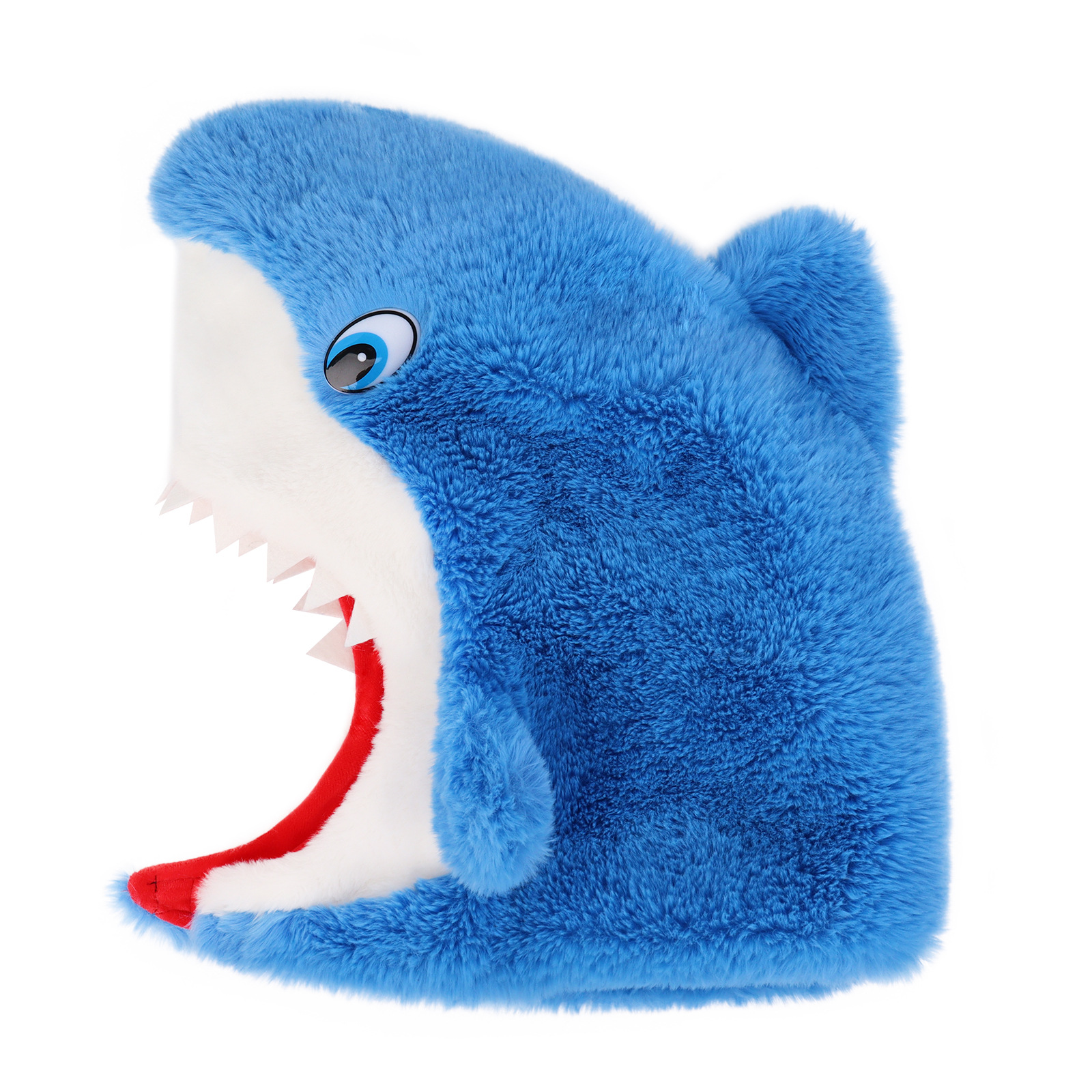 Gorro de Peluche de Tiburón Divertido de Caricatura para Fiestas, Presentaciones y Accesorios de Fotos — imagen 3