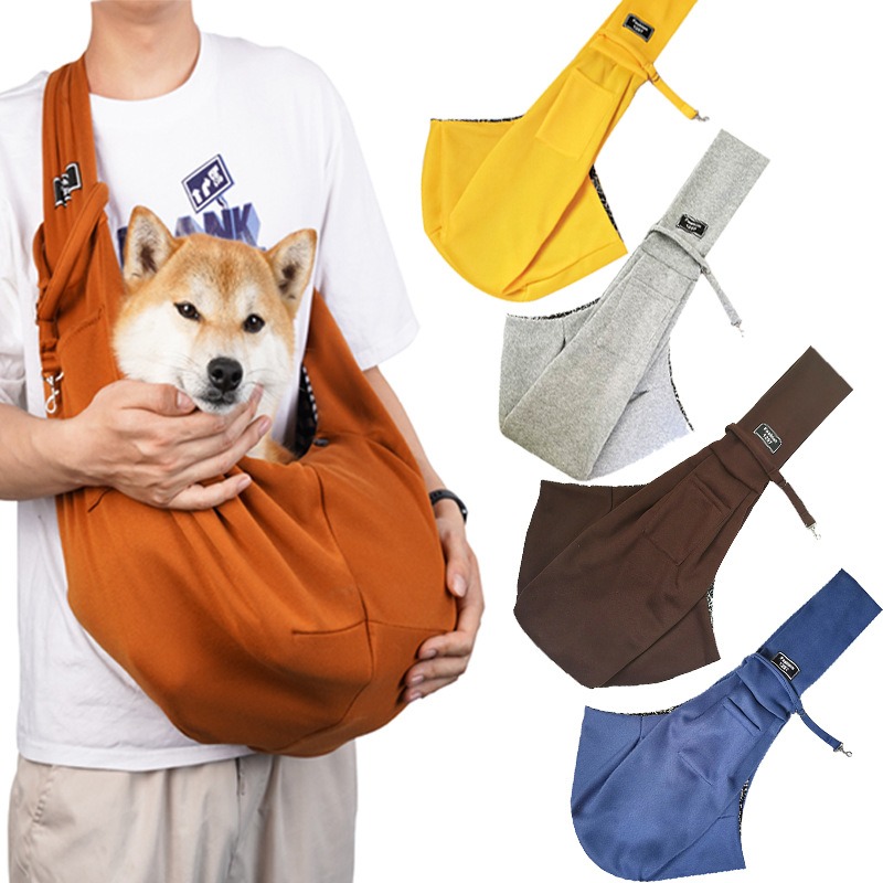 Crossbody breathable dog folding pet bag with large capacity pet supplies portable cat bag for outdoor use — image 15