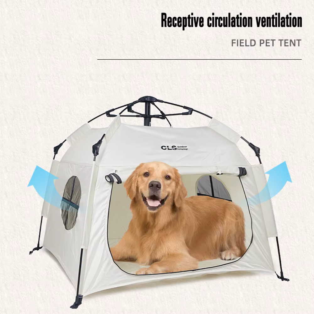 Casa de Tienda Impermeable para Gatos y Perros, Tiendas Pop-Up Automáticas, Portátiles y a Prueba de Sol para Camping Interior — imagen 1