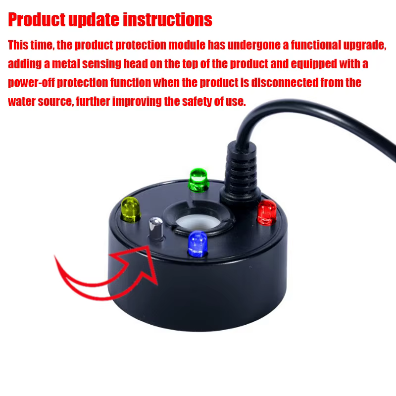 5V USB Mist Maker Fogger Nebulizer Water Fountain Fish Tank Pond Atomizer Head With 4 LED Colorful Lights — image 2
