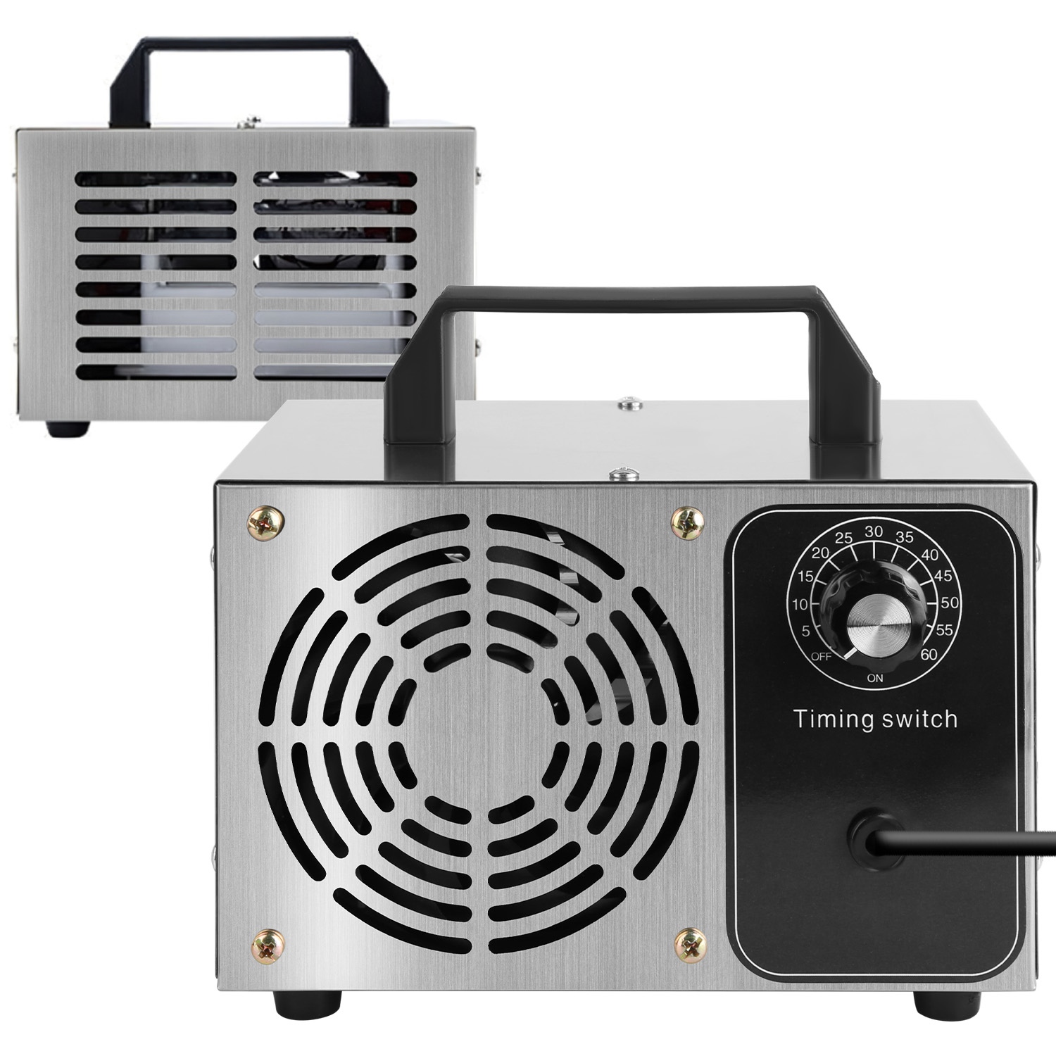 Generador de ozono 110W 50000mg/h con temporizador de 60 minutos para eliminar olores y ionizar aire hasta 3229 pies cuadrados — imagen 8