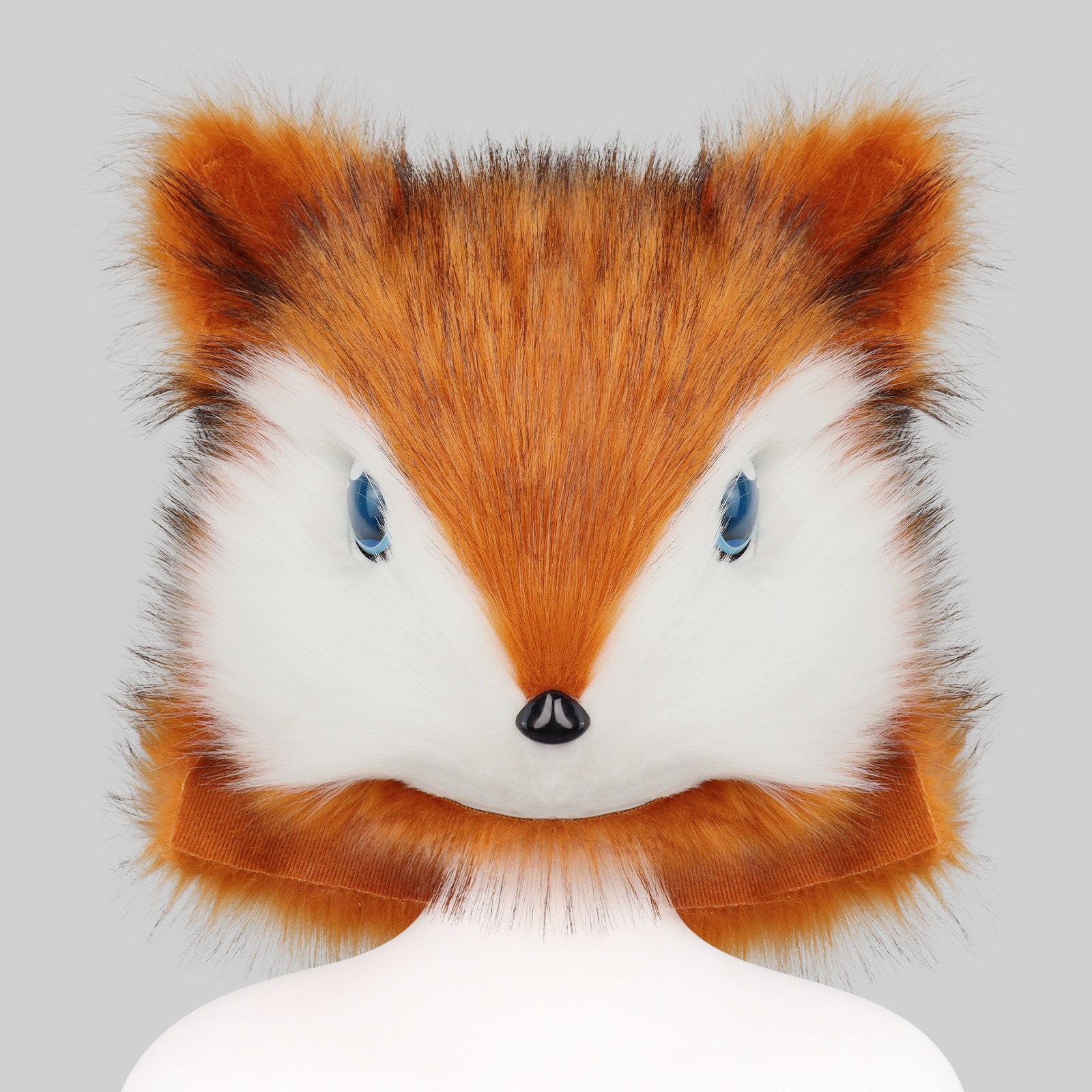 Single-Head Finished Fursuit Headpiece, Squirrel-Type Mouse Fursuit Head Mask, Cosplay Costume for Convention, Wearable Fursona Apparel — image 6