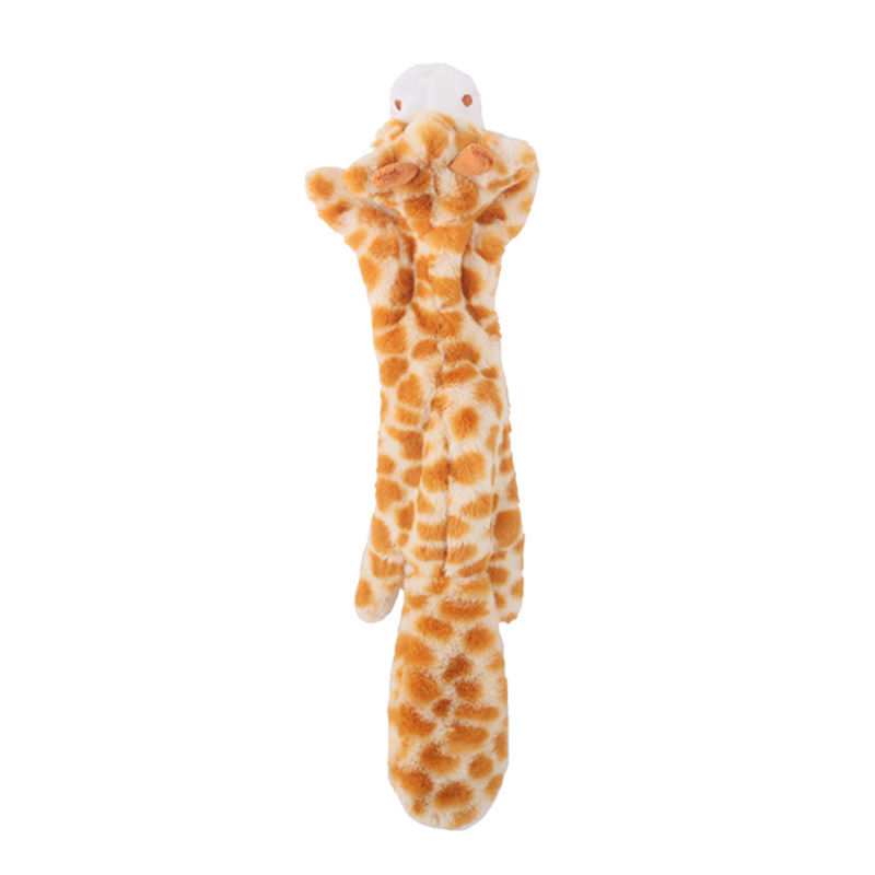 Dog Plush Puzzle Biting Sound Pet Toy Simulation Animal Shape Leather Shell Toy — image 7