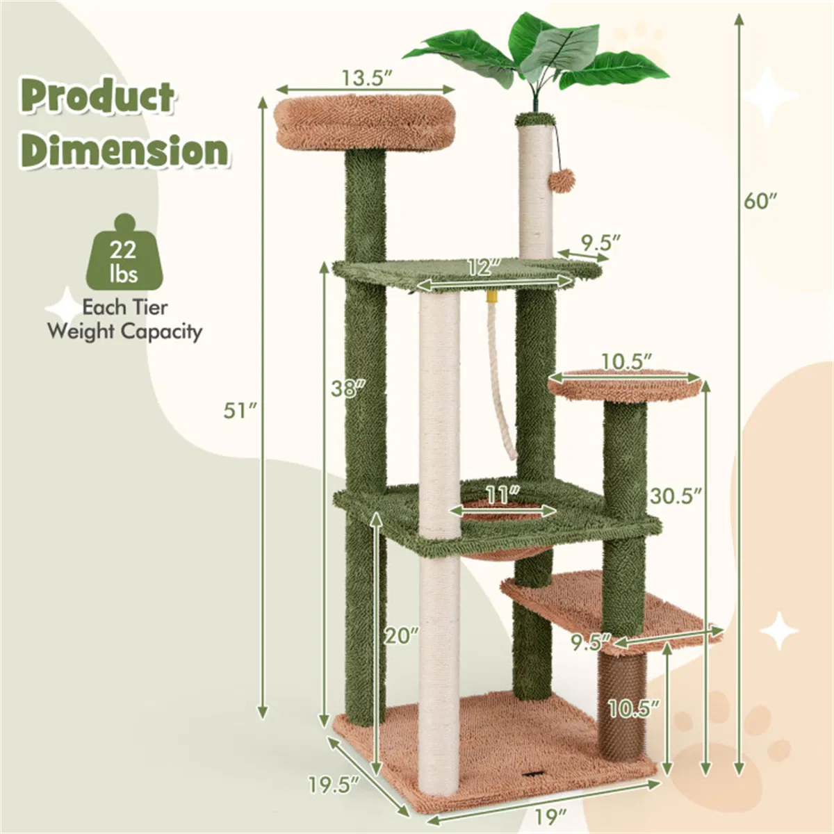 Multilevel Cat Tree, Cat Apartment — image 4