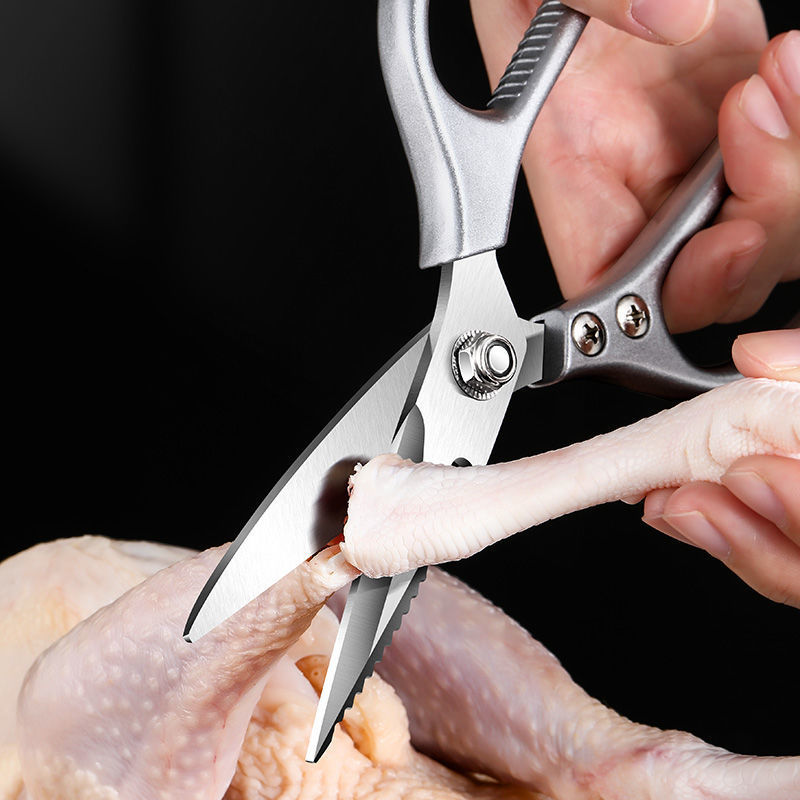 Household Kitchen Scissors Chicken Bone Kitchen Food Seafood — image 5