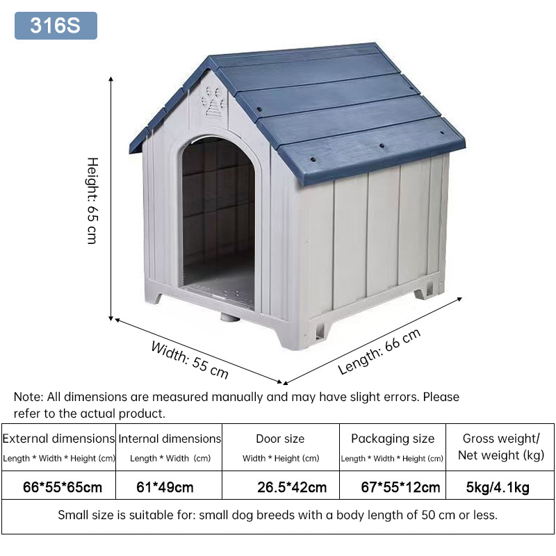 Heavy Duty Outdoor Dog House - 4 Season Insulated Shelter Waterproof & Anti-UV Kennel for All Size Dogs — image 4